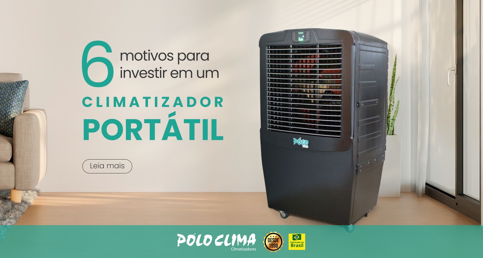 6 motivos para investir em um climatizador portátil